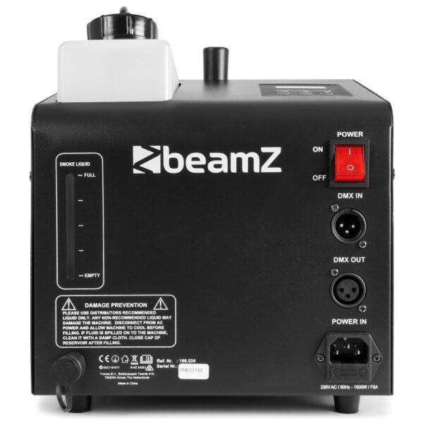 Beamz SB1500-LED Smoke & Bubble Machine with LED Wash - Image 2