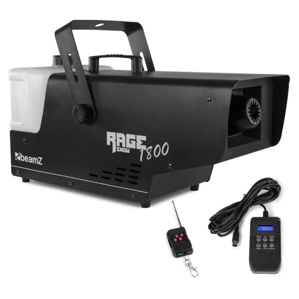 Beamz Rage 1800 Snow Machine Wireless DMX - Image 3