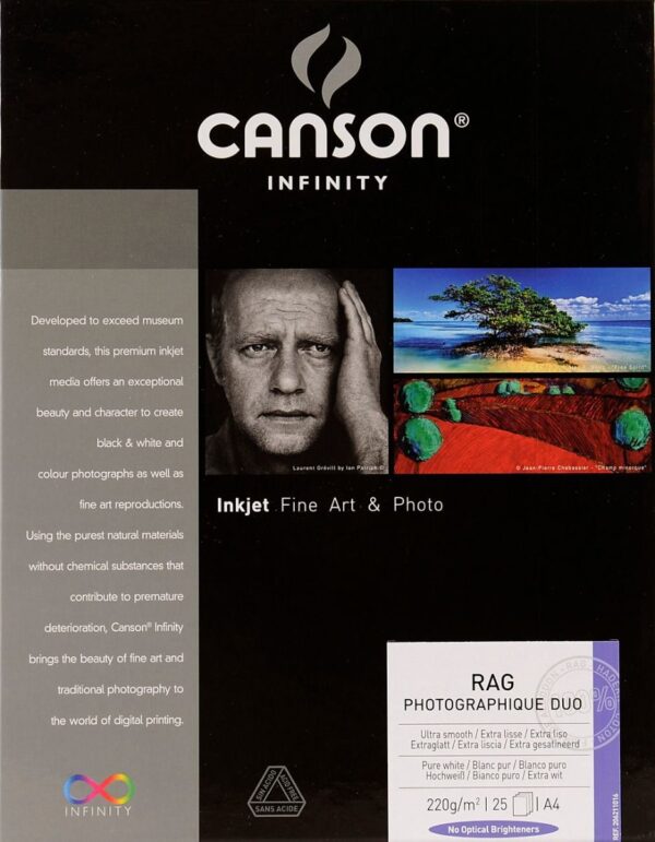 Canson Rag Photographique Duo 220Gsm A3 25Sh