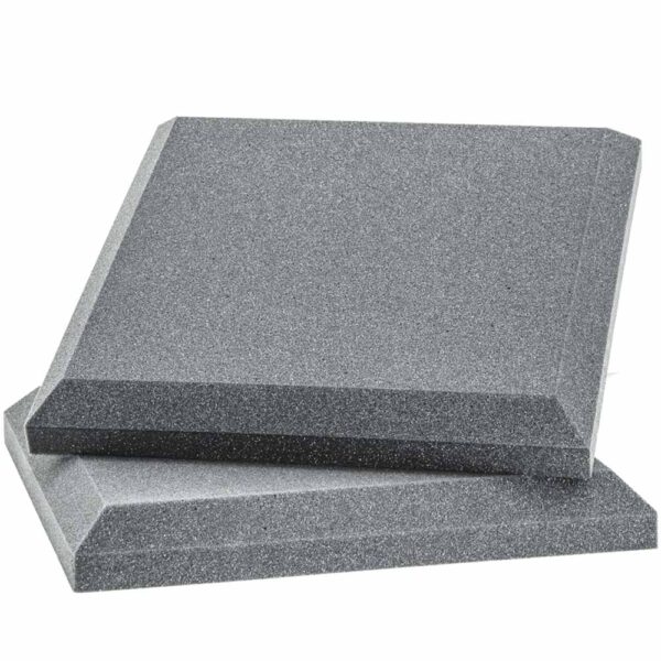 AVE Isopad Acoustic Foam Panel Charcoal - 10 Pack - Image 2