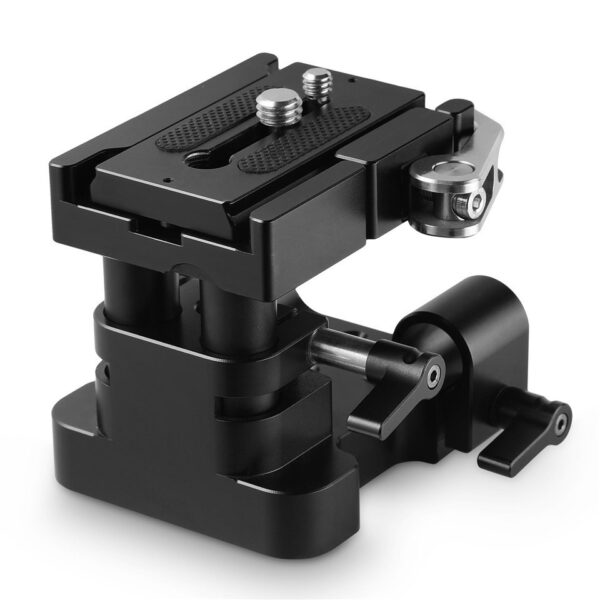 SmallRig Universal Bottom Mount Plate with 15mm Rod Support System 2092B - Image 2