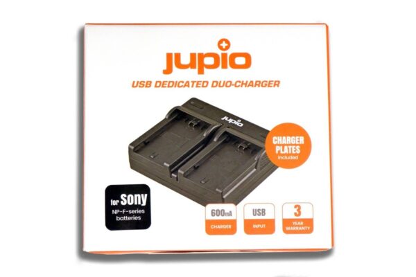 Jupio Sony "L" Series Dual Battery Charger USB