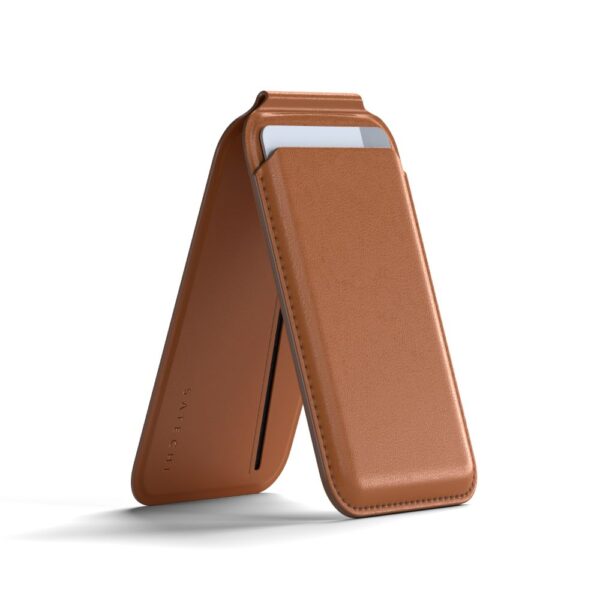 Satechi Magnetic Wallet Stand for iPhone (Brown)