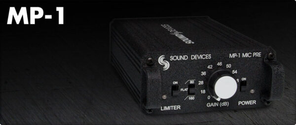 Sound Devices MP-1 Portable Battery-Powered Single-Channel Mic Pre-Amp with Phantom Power - Image 3