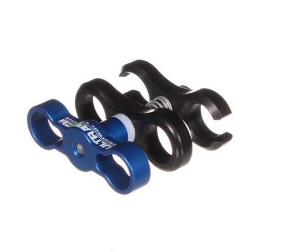 Ultralight AC-CSSK-UB Single Cut Out Coarse Thread Ball Clamp With Blue Knob