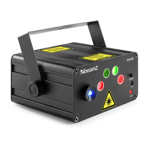 BeamZ Dahib Double RG Gobo Laser System with Blue LED - Image 2