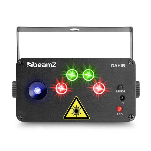 BeamZ Dahib Double RG Gobo Laser System with Blue LED - Image 6