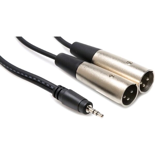 Hosa Y Cable 3.5mm TRS - XLR3M 3Ft | 0.9m