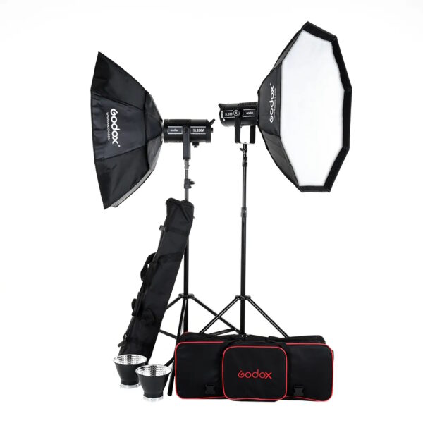 Godox SL-200III 2 Head LED Daylight Octa S/Box Kit