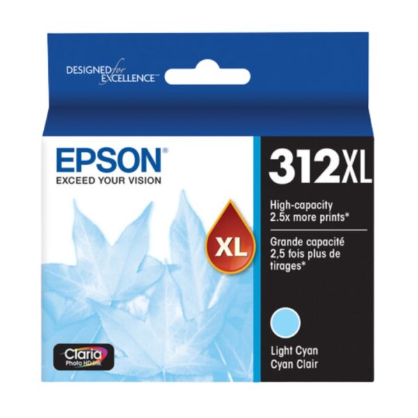 Epson 312XL Light Cyan Ink Claria Photo HD