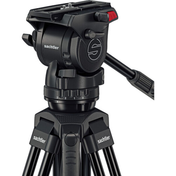 Sachtler 75/2 Mark II Aluminium Tripod System with Ace XL Head & Mid-Level Spreader - Image 3