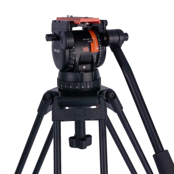 Miller Versa 4140 CXV10 SII 2-STG (Carbon Fibre) Tripod System with Mid-Level Spreader - Image 3