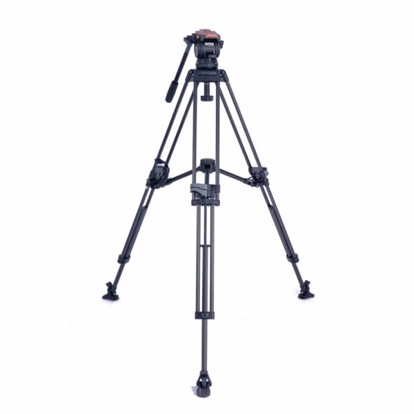 Miller Versa 4140 CXV10 SII 2-STG (Carbon Fibre) Tripod System with Mid-Level Spreader - Image 4