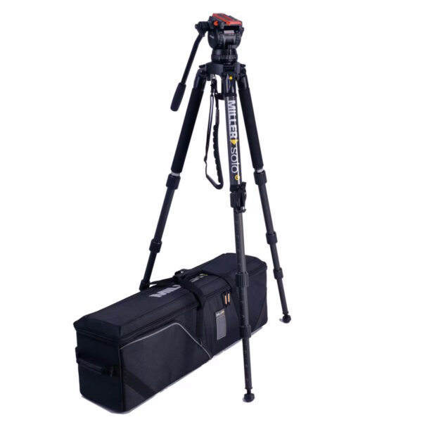 Miller Versa 4150 CXV14 Solo-Q 100 3-STG (Carbon Fibre) Tripod System with Bag