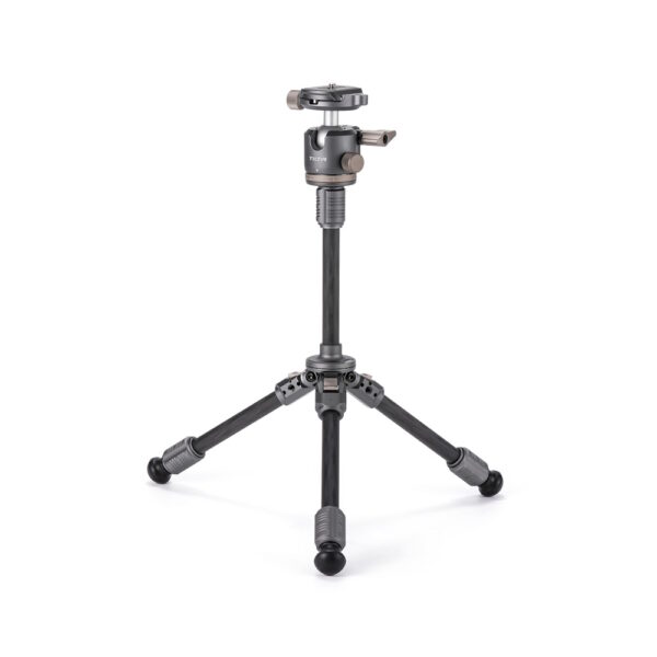 Tilta BT03E Tabletop Ball Head with 1-Stage Carbon Fiber Tripod Legs Extendable Edition