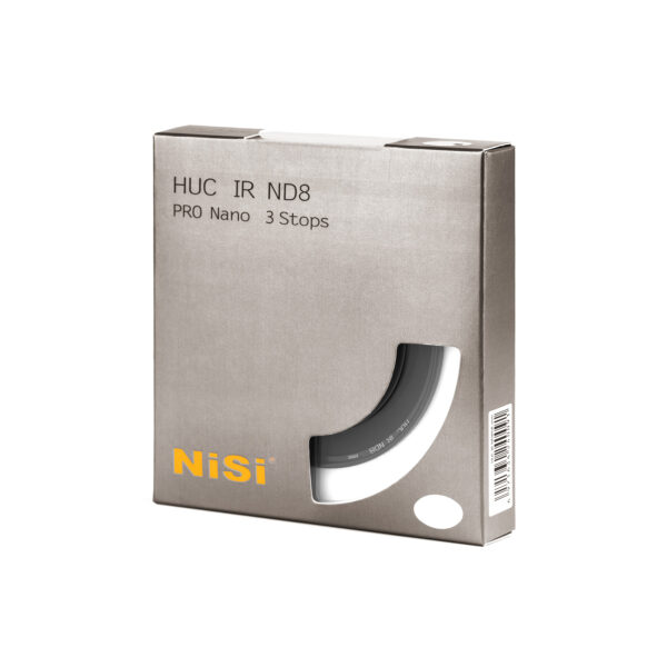 NiSi 49mm HUC PRO Nano IR Neutral Density Filter ND8 (0.9) 3 Stop - Image 2