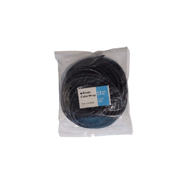 Ercole Cable Wrap ø 8mm x 9m 1 piece Black