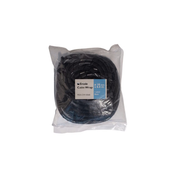 Ercole Cable Wrap ø 10 mm x 6. 6m 1 piece Black