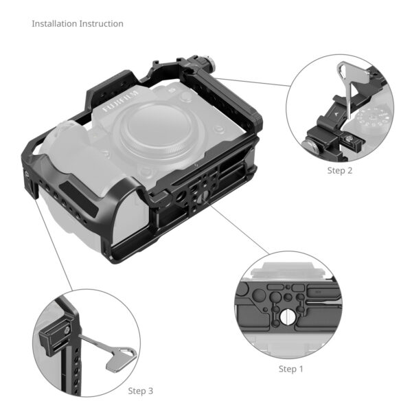 SmallRig Cage for FUJIFILM X-H2 / X-H2S 3934B - Image 3