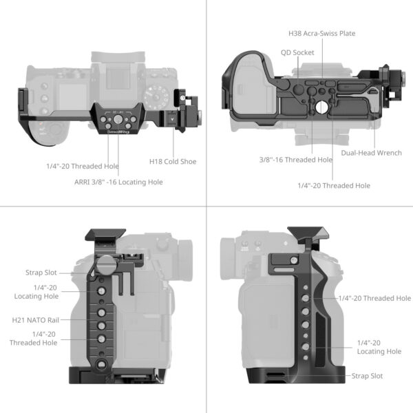 SmallRig Cage for FUJIFILM X-H2 / X-H2S 3934B - Image 5