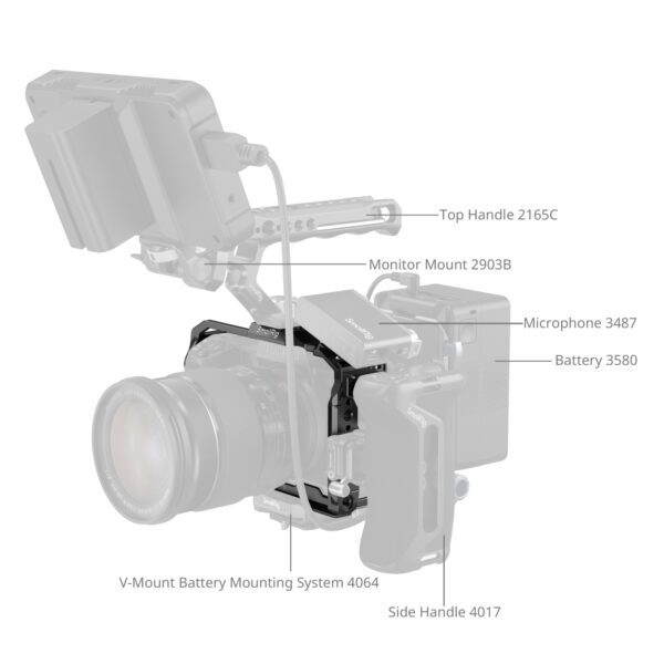 SmallRig Cage for FUJIFILM X-H2 / X-H2S 3934B - Image 7