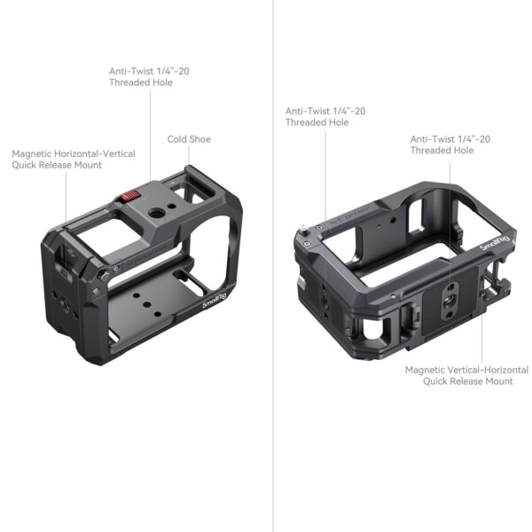 SmallRig Cage for DJI Osmo Action 4 / 3 4119C - Image 3