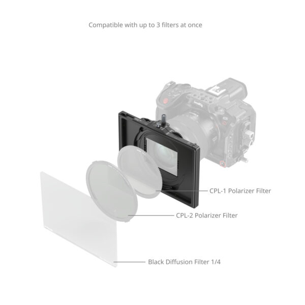 SmallRig LITE Matte Box with Adjustable Clamp 4409 - Image 7