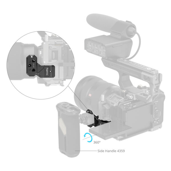 SmallRig Side Handle Extension Adapter with NATO Clamp 4458 - Image 3