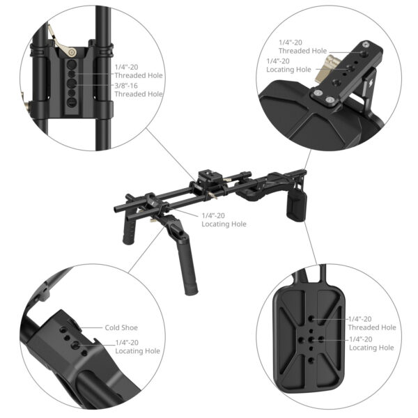 SmallRig Shoulder Rig Kit (Classic Version) 4480 - Image 4