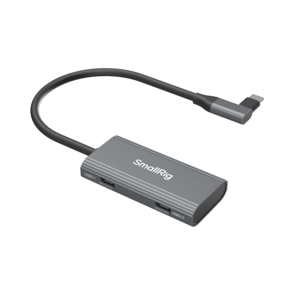 SmallRig 4-in-1 USB-C Hub PD 100W / USB-C 3.1 / USB-C 2.0 with Audio Adapter x 2 4598