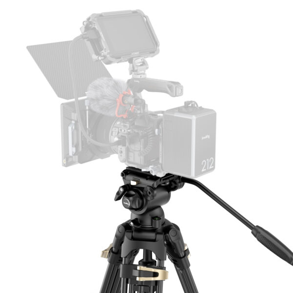 SmallRig Heavy-Duty Fluid Head Tripod Kit AD-01S 4686 - Image 7