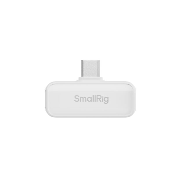 SmallRig S 60 Wireless Microphone (White/ USB-C Version) 4706 - Image 4