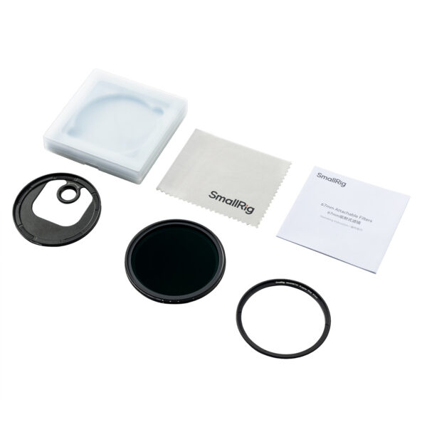 SmallRig Attachable VND Filter Kit ND2-ND32 (1-5 Stop) with T-mount Filter Adapter 67mm 4725 - Image 7