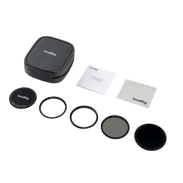 SmallRig 5-in-1 Attachable Filter Kit VND 2-32 & CPL & 1/4 Effect Black Mist (67mm) 4726 - Image 8