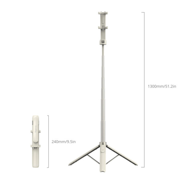 SmallRig Portable Selfie Stick Tripod ST-25 White 4730 - Image 9