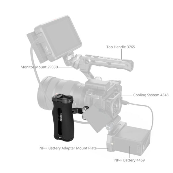 SmallRig mini Side Handle with 1/4" -20 Screws 4756 - Image 5