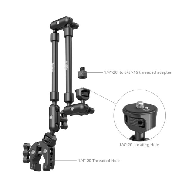 SmallRig Desktop Shooting Magic Arm with Crab Clamp Kit 4766 - Image 4