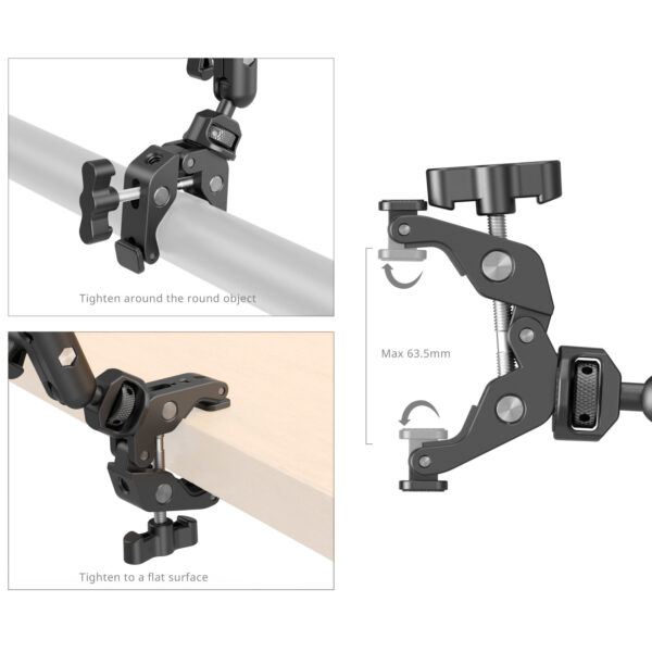 SmallRig Desktop Shooting Magic Arm with Crab Clamp Kit 4766 - Image 5