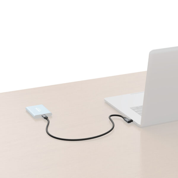 SmallRig USB-C (Straight) to USB-C (Angled) Data Cable (35cm / 13.8in) 4790 - Image 3