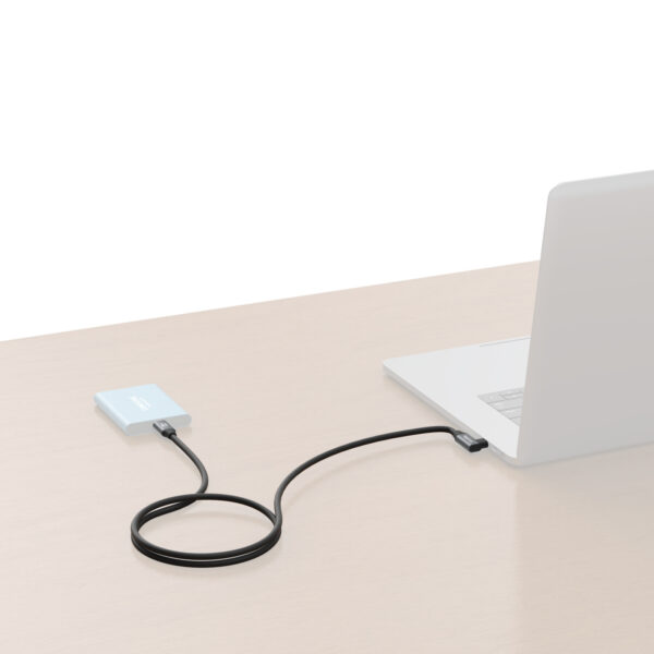 SmallRig USB-C (Straight) to USB-C (Angled) Data Cable (60cm / 23.6in) 4791 - Image 3