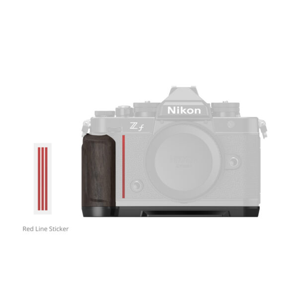 SmallRig L-Shape Mount Plate with Wooden Handle for Nikon Z f 4801 - Image 5