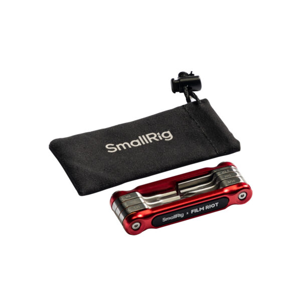 SmallRig x FILM RIOT 7-in-1 Folding Wrench Set with Multiple Angle Positioning (Red) 4811 - Image 4