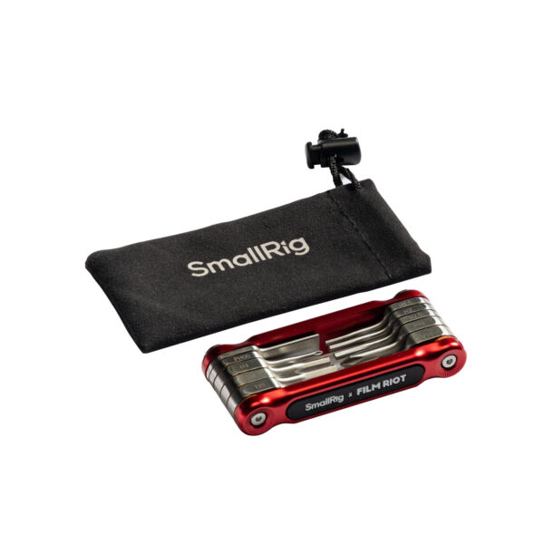 SmallRig x FILM RIOT 10-in-1 Folding Wrench Set with Multiple Angle Positioning (Red) 4813 - Image 4