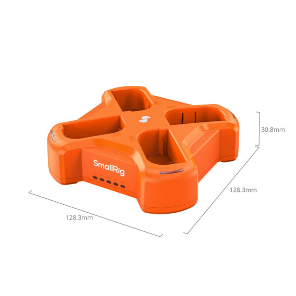 SmallRig LP-E6NH 4-Channel Camera Battery Charger 4838 - Image 2