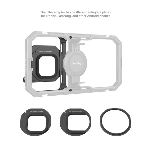 SmallRig Magnetic Filter Adapter for Universal Mobile Video Cage 67mm (For 4299B) 4843 - Image 3