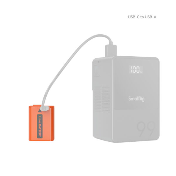 SmallRig NP-FW50 USB-C Rechargeable Camera Battery (Orange) 4965 - Image 6