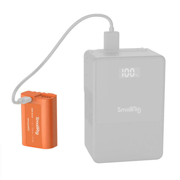 SmallRig DMW-BLK22 USB-C Rechargeable Camera Battery (Orange) 4979 - Image 5