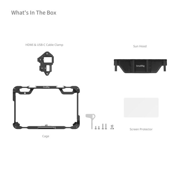 SmallRig Monitor Cage Kit for Atomos Shinobi II 5030 - Image 2