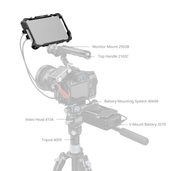 SmallRig Monitor Cage Kit for Atomos Shinobi II 5030 - Image 8