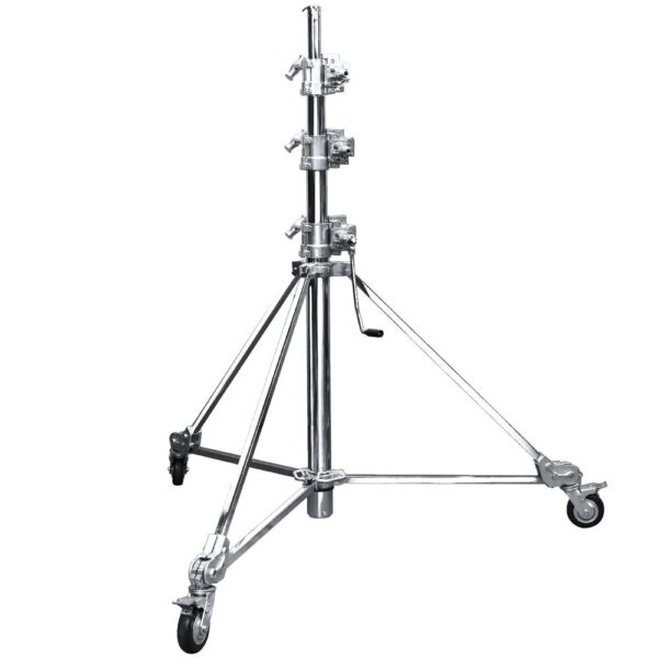 Kupo 744M Jumbo 4.7m Light Stand with castor wheels 70kg load - Image 3